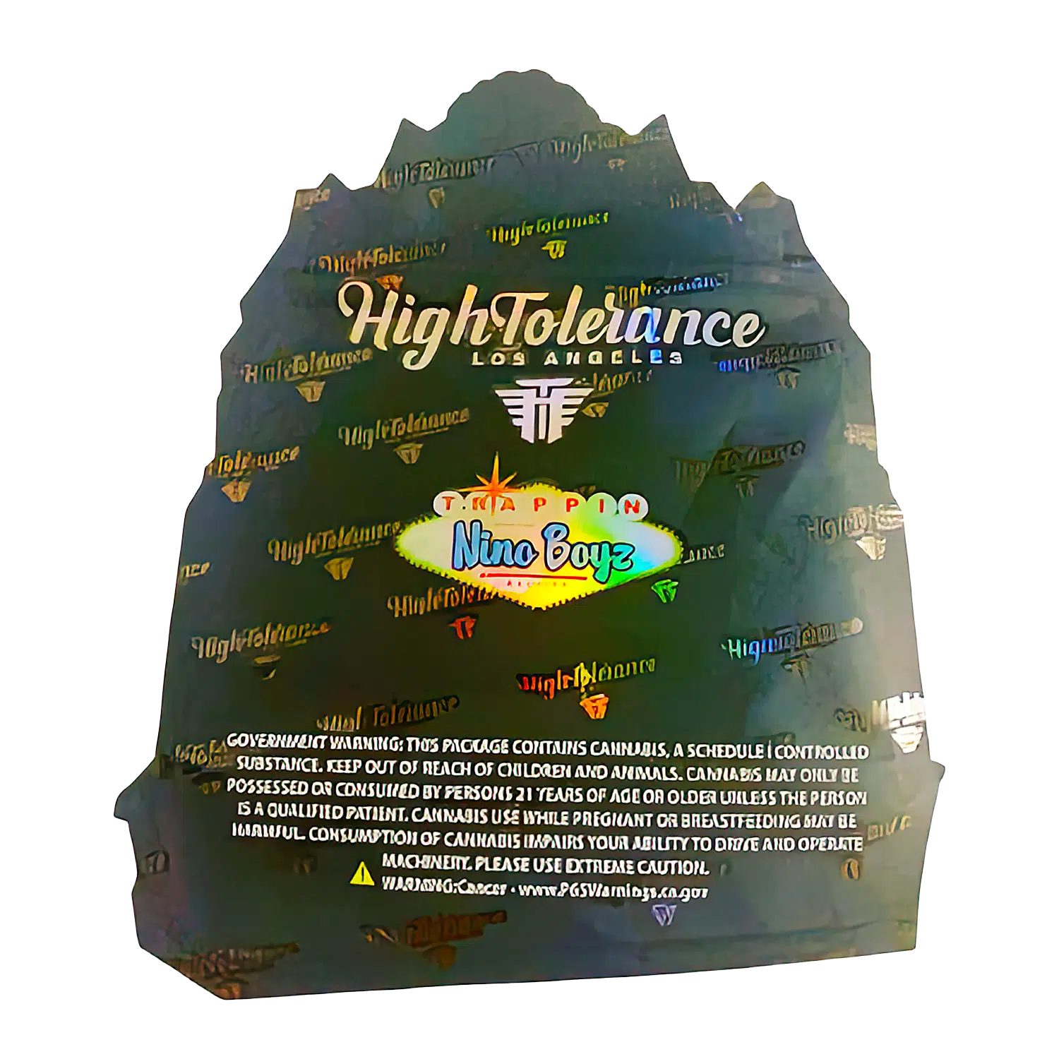 3.5g Shaped Mylar Bag (50 Count) Trappin Nino Boyz MB35-SHAPE-071 - Image 2