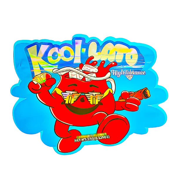3.5g Shaped Mylar Bag (50 Count) Kool-Lato High Tolerance MB35-SHAPE-073