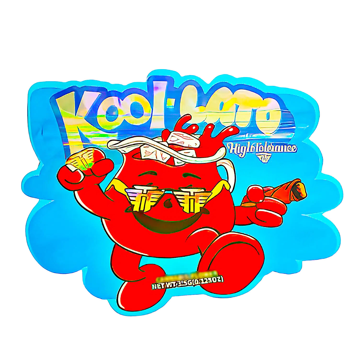 3.5g Shaped Mylar Bag (50 Count) Kool-Lato High Tolerance MB35-SHAPE-073