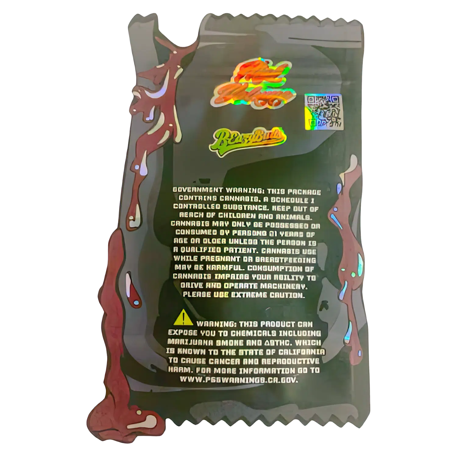 3.5g Shaped Mylar Bag (50 Count) Soy Sauce Fumi MB35-SHAPE-080 - Image 2