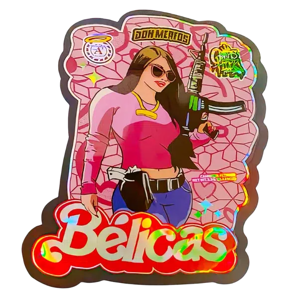 3.5g Shaped Mylar Bag (50 Count) Don Merfos Belicas MB35-SHAPE-083