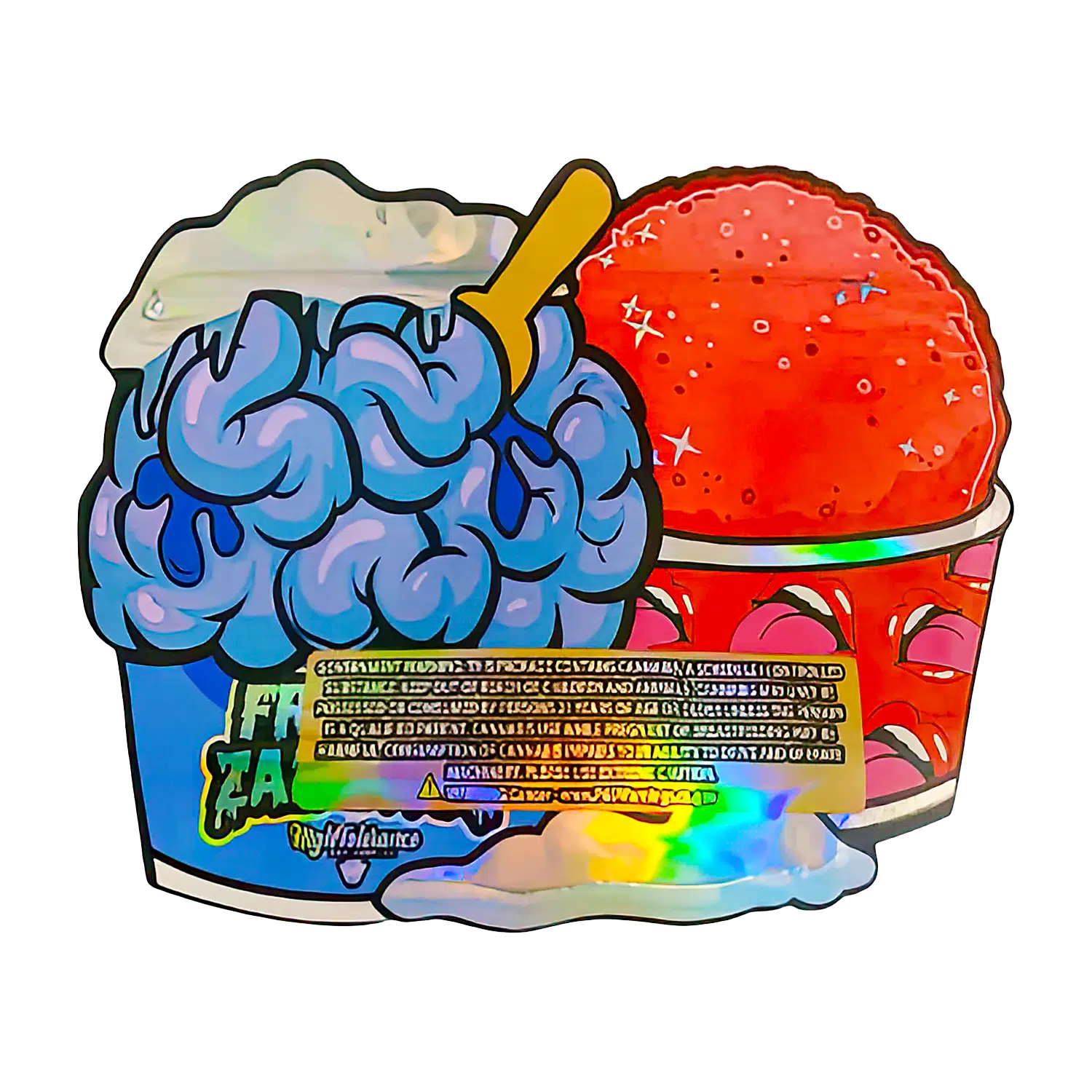 3.5g Shaped Mylar Bag (50 Count) Frozen Zabores MB35-SHAPE-088 - Image 2