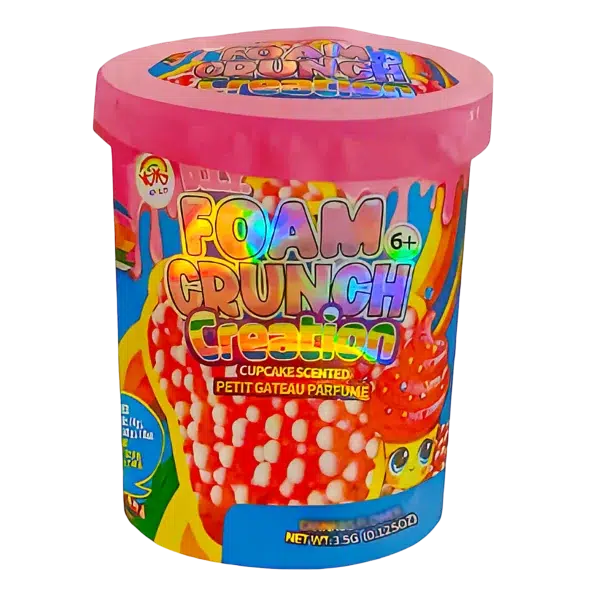 3.5g Shaped Mylar Bag (50 Count) Foam Crunch Creation MB35-SHAPE-089