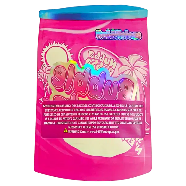 3.5g Shaped Mylar Bag (50 Count) Bubble Runtz MB35-SHAPE-105 - Image 2
