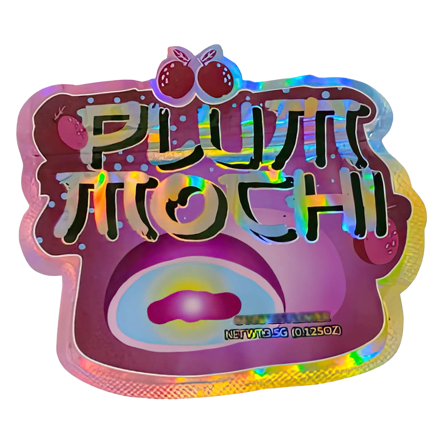 3.5g Shaped Mylar Bag (50 Count) Plum Moch MB35-SHAPE-115