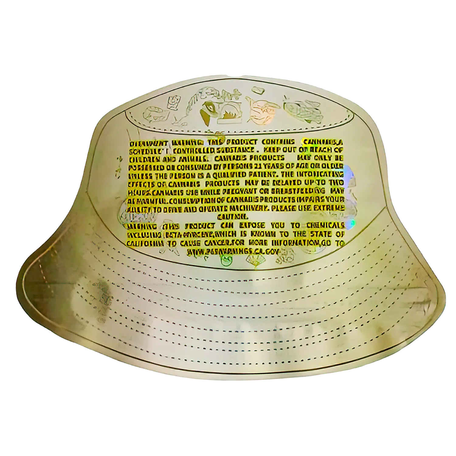 3.5g Shaped Mylar Bag (50 Count) Teds Budz MB35-SHAPE-120 - Image 2