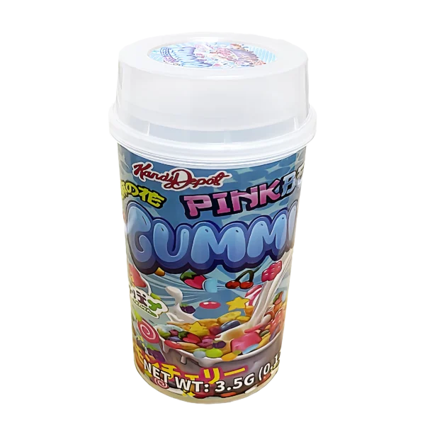3.5g Push-Up Jar - Pink Berry Gummiez (10 Count) PUC-10PK-006 - Image 2