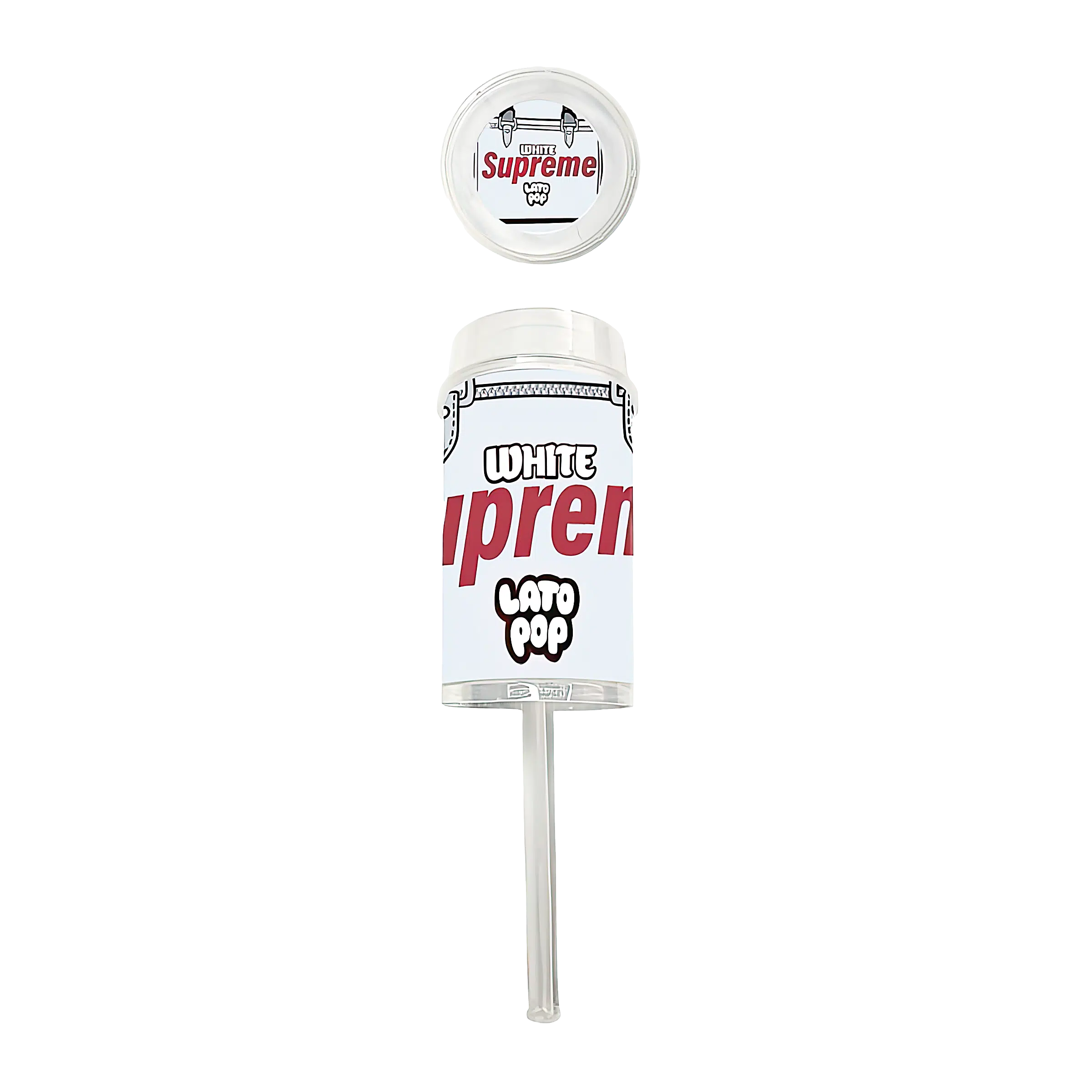 3.5g Push-Up Jar – White Supreme Lato Pop (10 Count) PUC-10PK-008