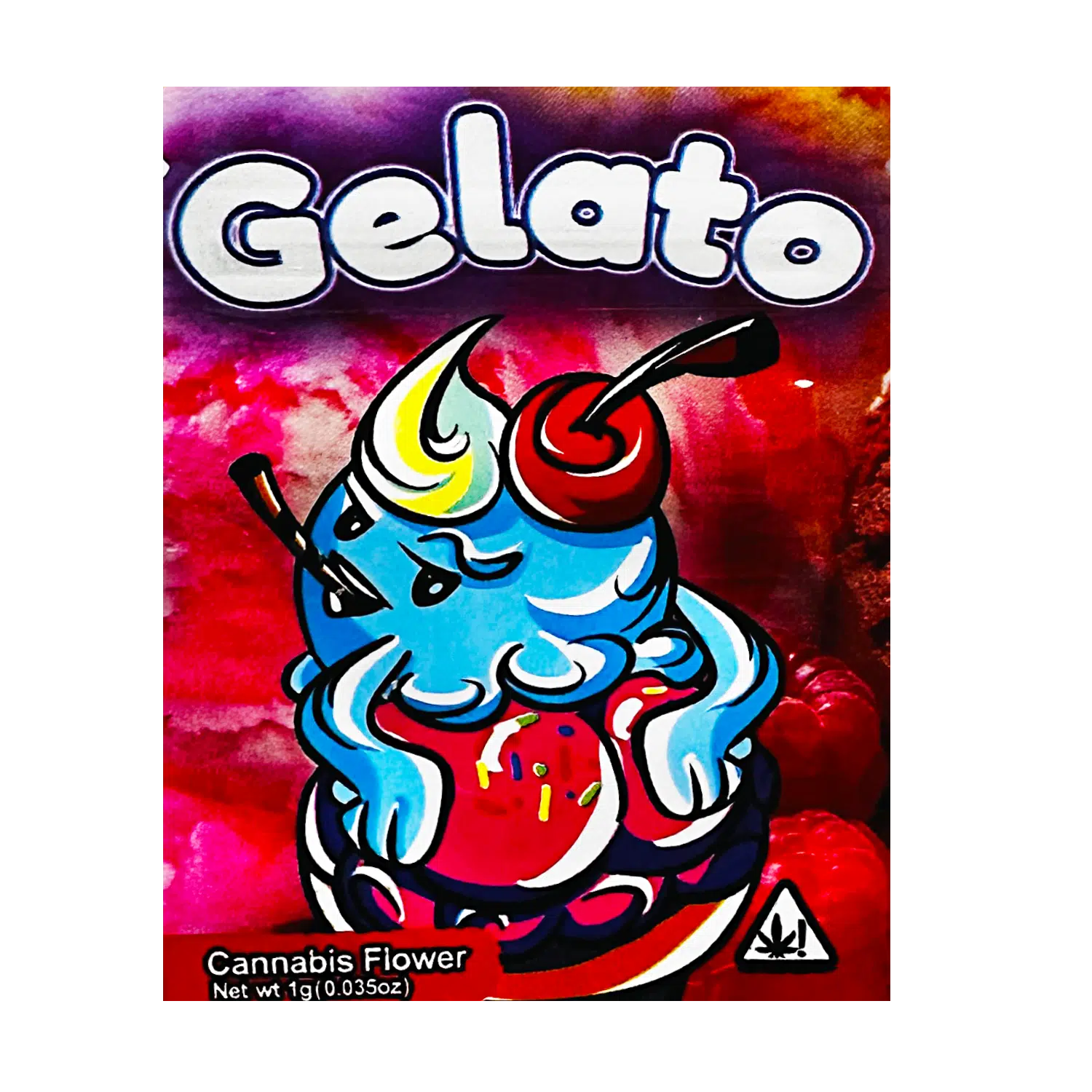 1 Gram Mylar Bag S1G Style – Premium Smell-Proof Flower Packaging – Gelato (100 Count) S1G-014