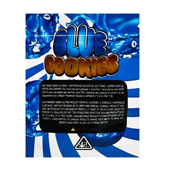 1 Gram Mylar Bag S1G Style – Premium Smell-Proof Flower Packaging - Blue Cookies (100 Count) S1G-017 - Image 2