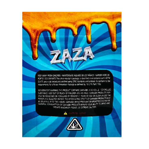 1 Gram Mylar Bag S1G Style – Premium Smell-Proof Flower Packaging - Zaza (100 Count) S1G-021 - Image 2