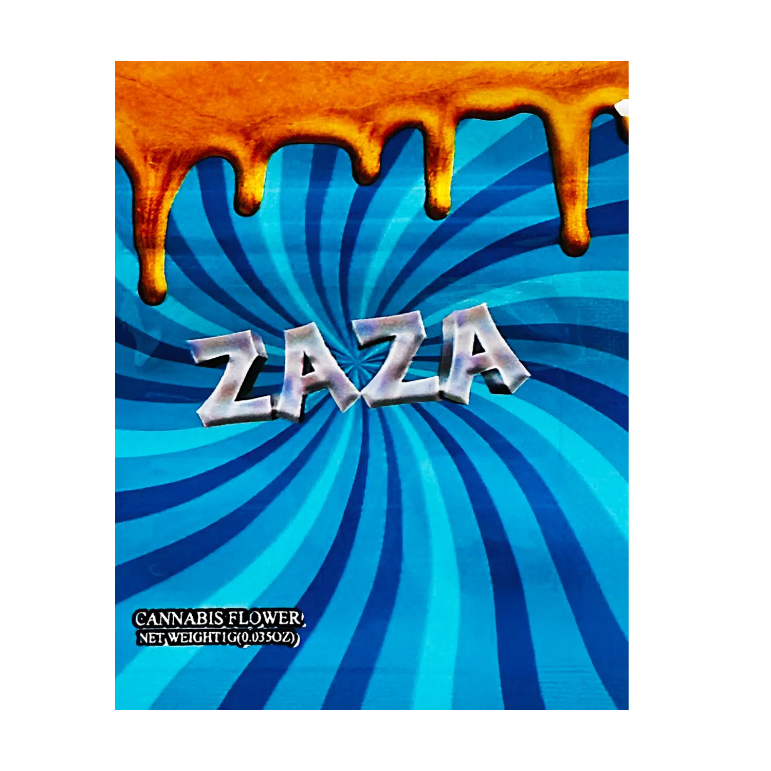 1 Gram Mylar Bag S1G Style – Premium Smell-Proof Flower Packaging – Zaza (100 Count) S1G-021