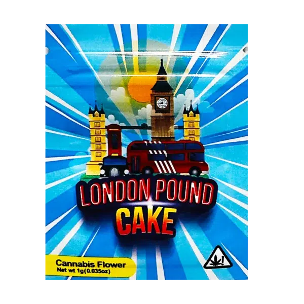 1 Gram Mylar Bag S1G Style – Premium Smell-Proof Flower Packaging - London Pound Cake (100 Count) S1G-022