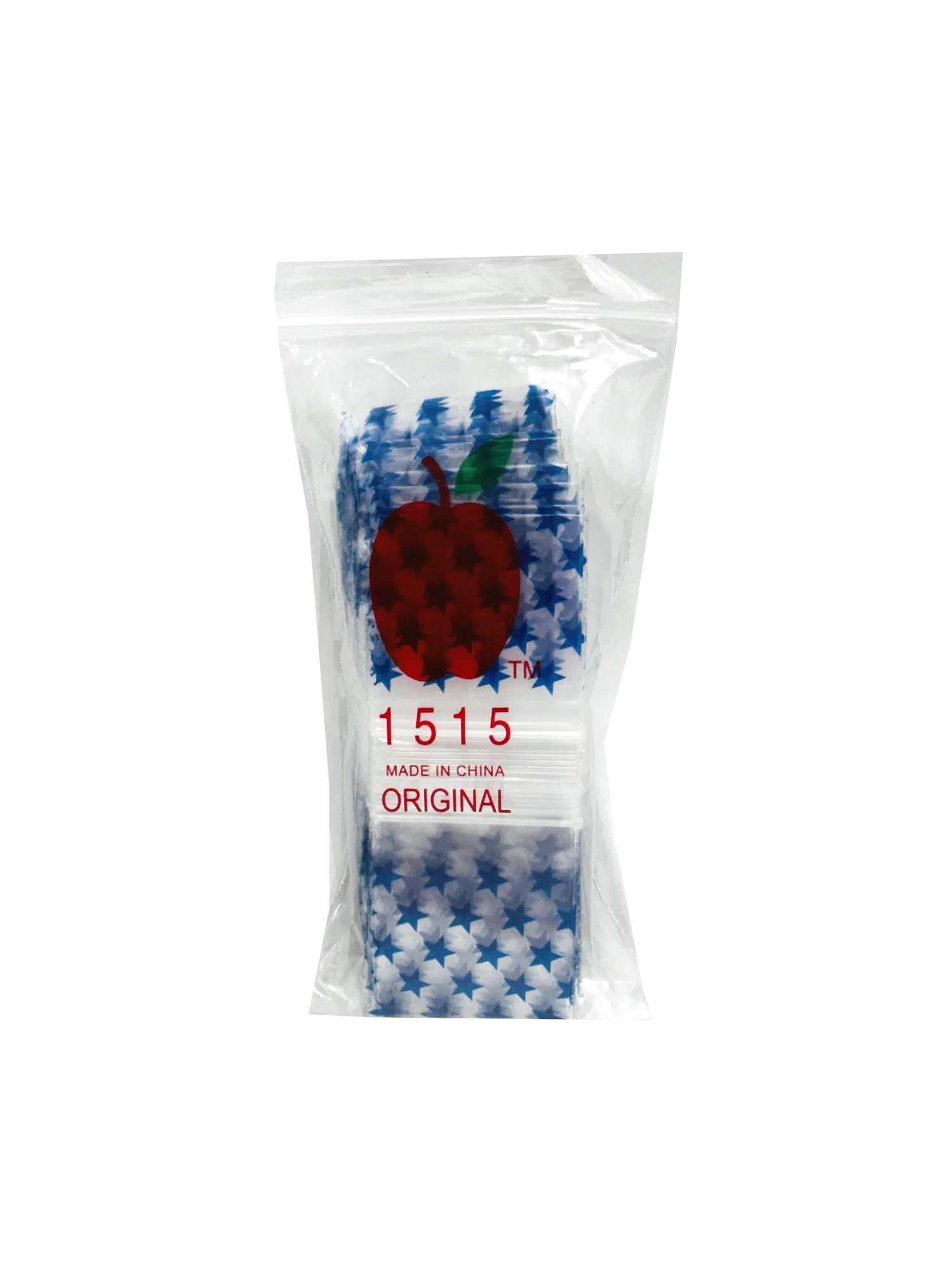 BAB-017 Apple Bag 15x15 (1000 Count) Blue Star - Image 2