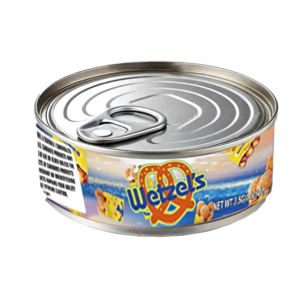 3.5g Tin Can Container - (12 Count) Wetzel's TC-35-002