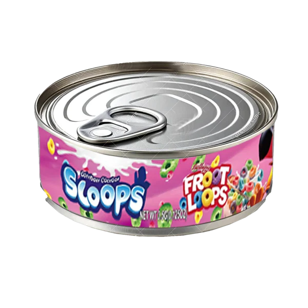 3.5g Tin Can Container - (12 Count) Scoops Froot Loops TC-35-004