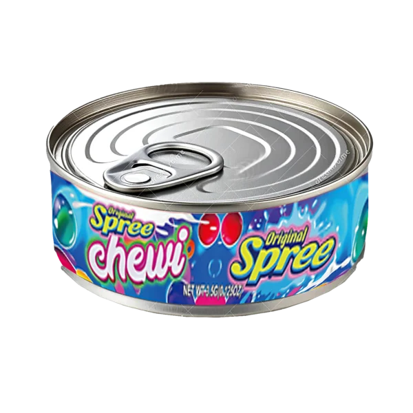 3.5g Tin Can Container - (12 Count) Spree Chewi TC-35-005