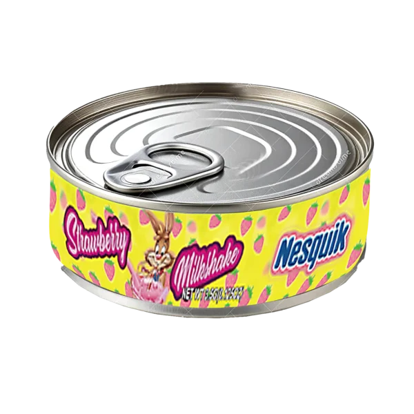 3.5g Tin Can Container - (12 Count) Nesquik Strawberry Milkshake TC-35-007