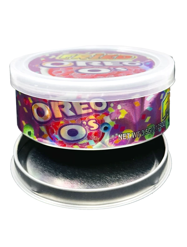 3.5g Tin Can Container - (12 Count) Oreo O's Fried TC-35-008 - Image 8