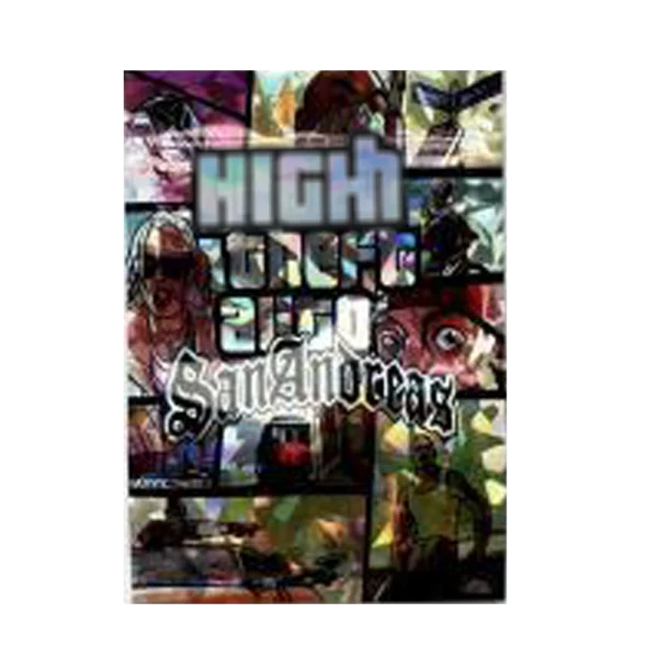 1 Gram Stock Mylar Bag – Premium Smell-Proof Flower Packaging - High Theft Auto San Andreas (100 Count) WSMB-1G-024
