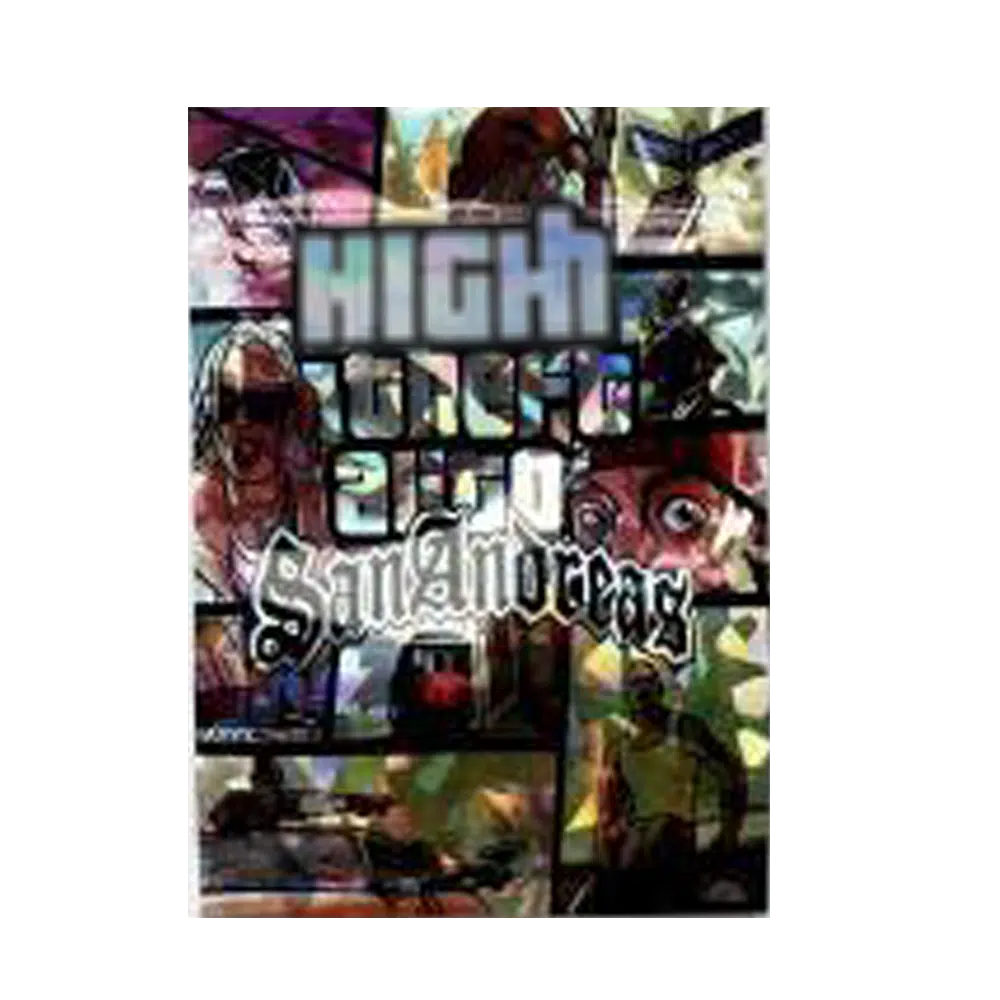 1 Gram Stock Mylar Bag – Premium Smell-Proof Flower Packaging – High Theft Auto San Andreas (100 Count) WSMB-1G-024