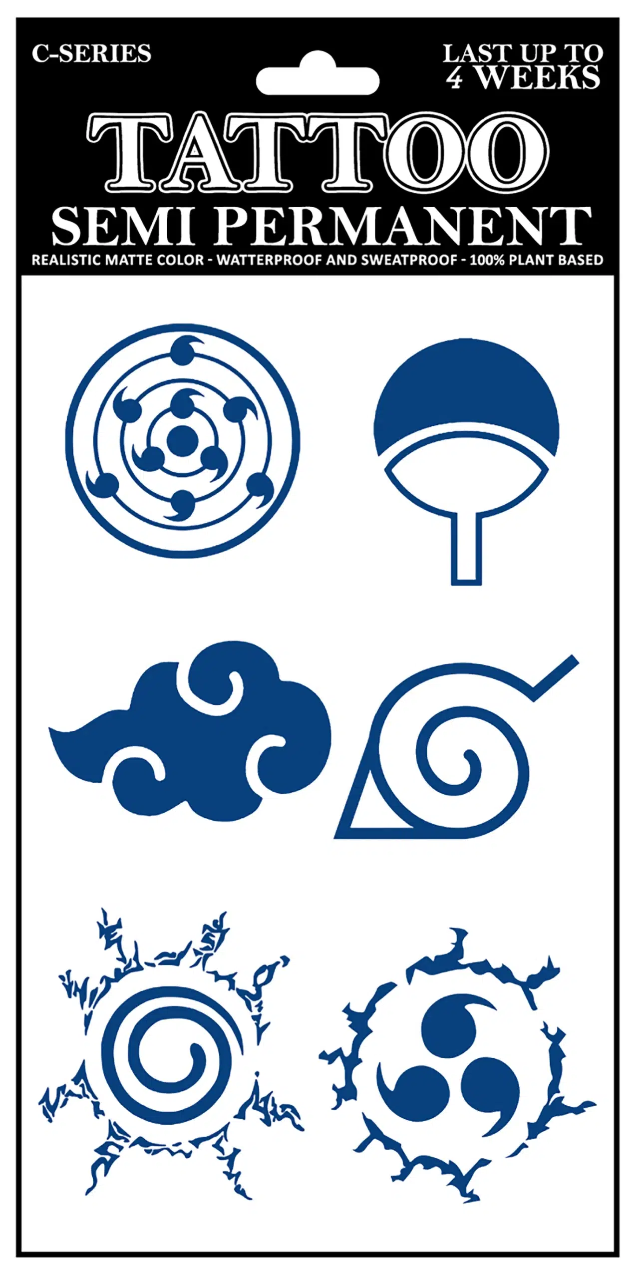 C-006 Semi Permanent Tattoo 4.25″x7″