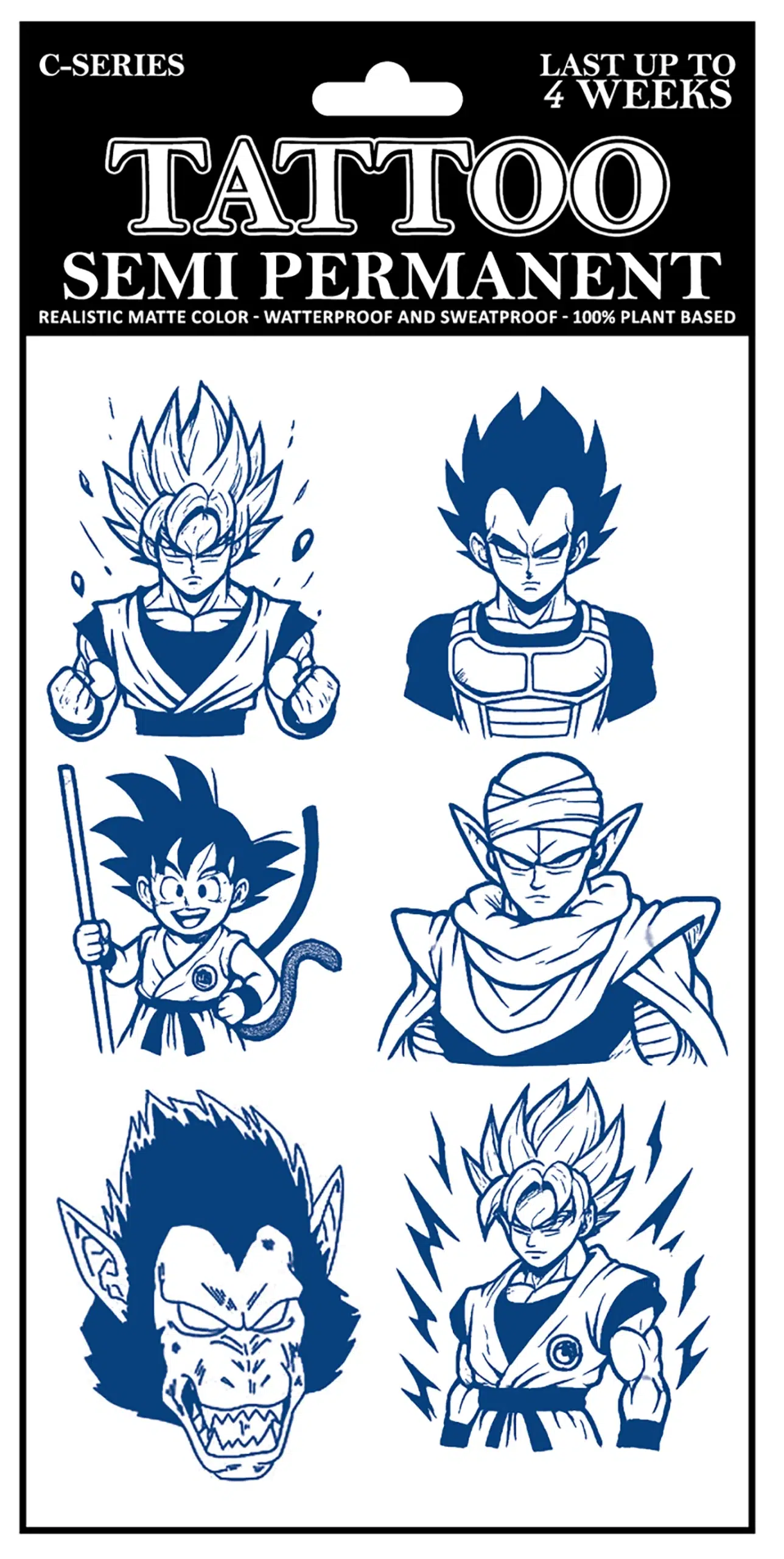 C-008 Semi Permanent Tattoo 4.25″x7″