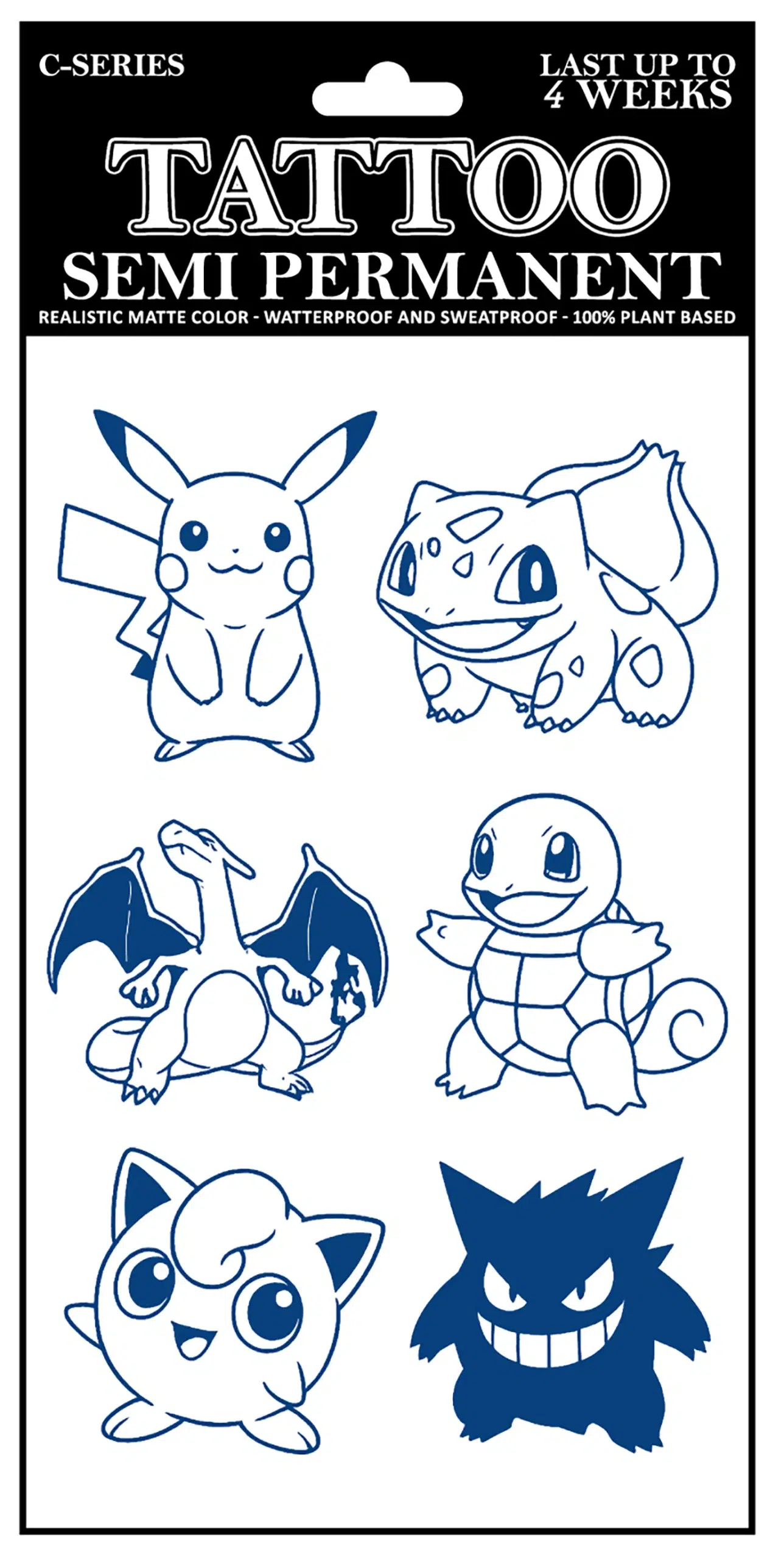 C-009 Semi Permanent Tattoo 4.25″x7″