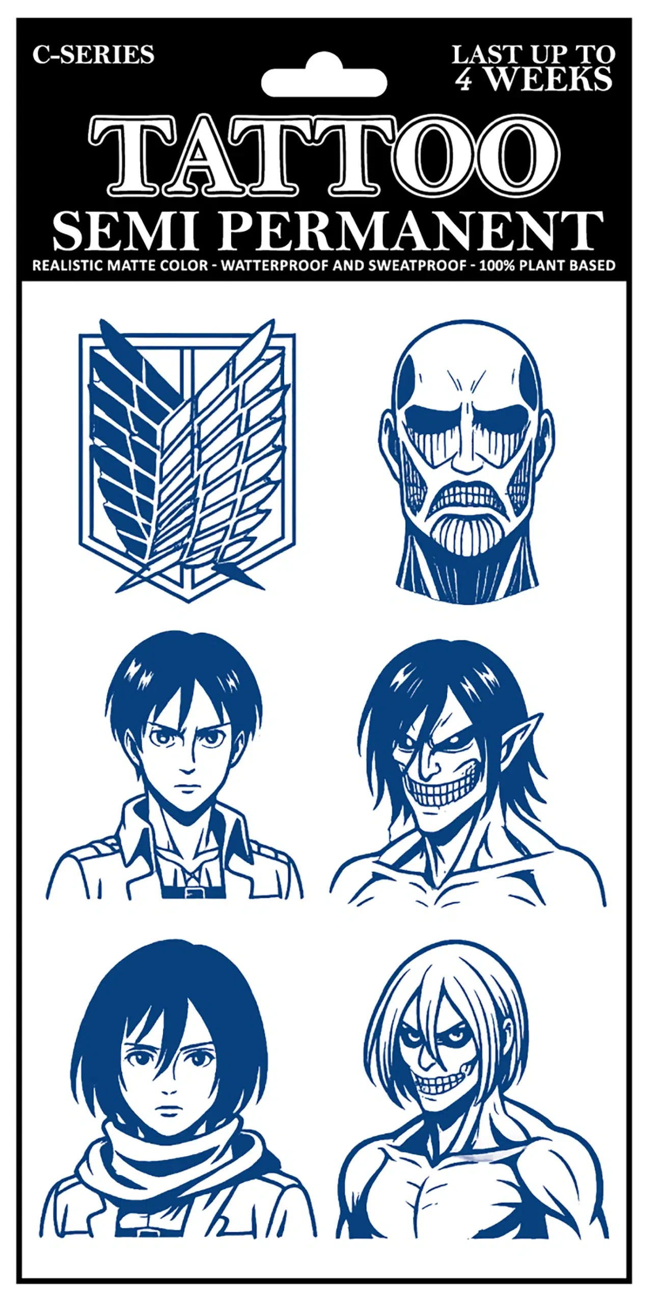 C-013 Semi Permanent Tattoo 4.25″x7″