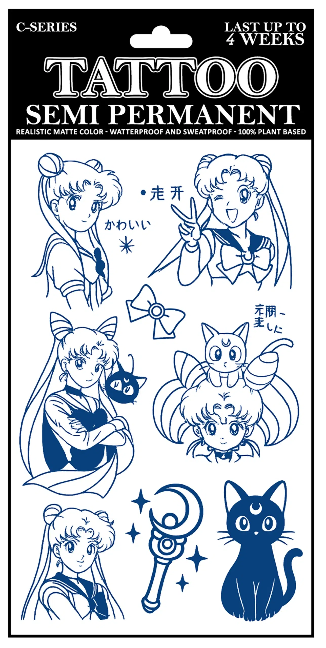 C-016 Semi Permanent Tattoo 4.25″x7″