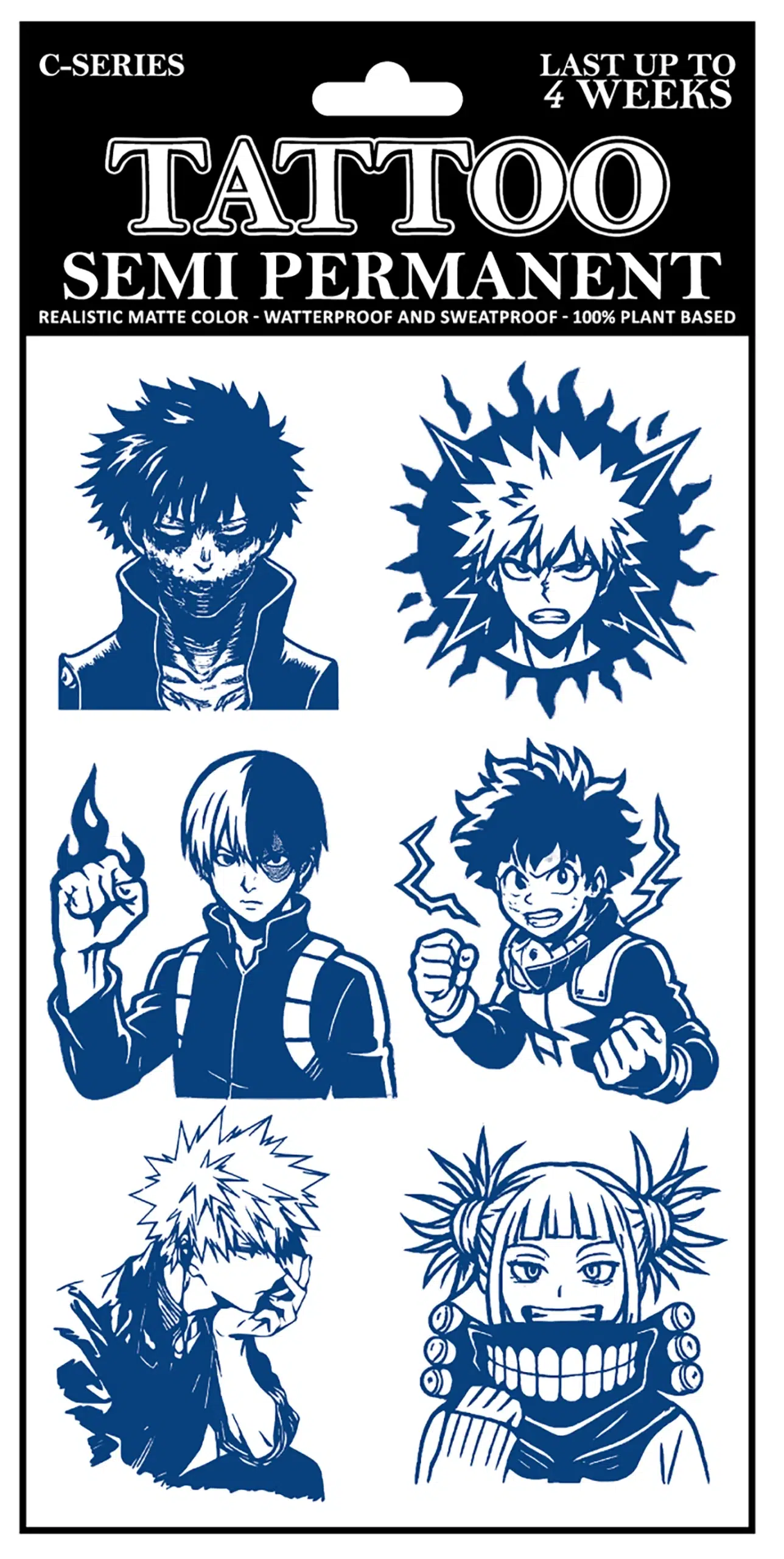 C-019 Semi Permanent Tattoo 4.25″x7″