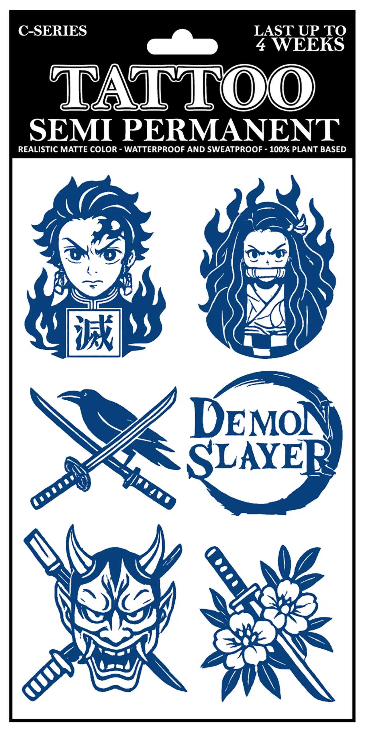 C-021 Semi Permanent Tattoo 4.25″x7″