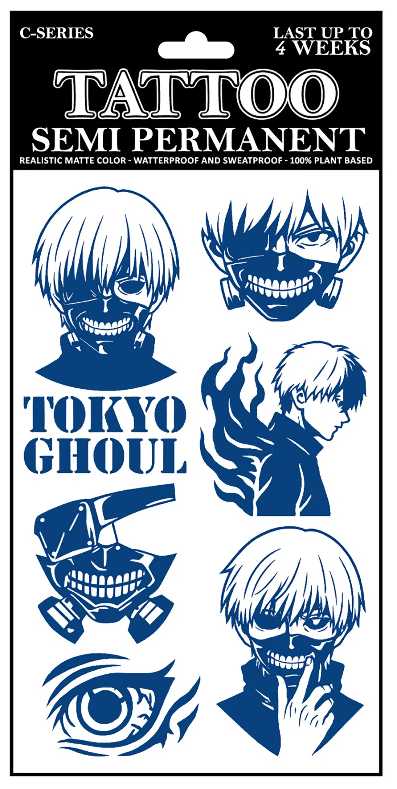 C-023 Semi Permanent Tattoo 4.25″x7″