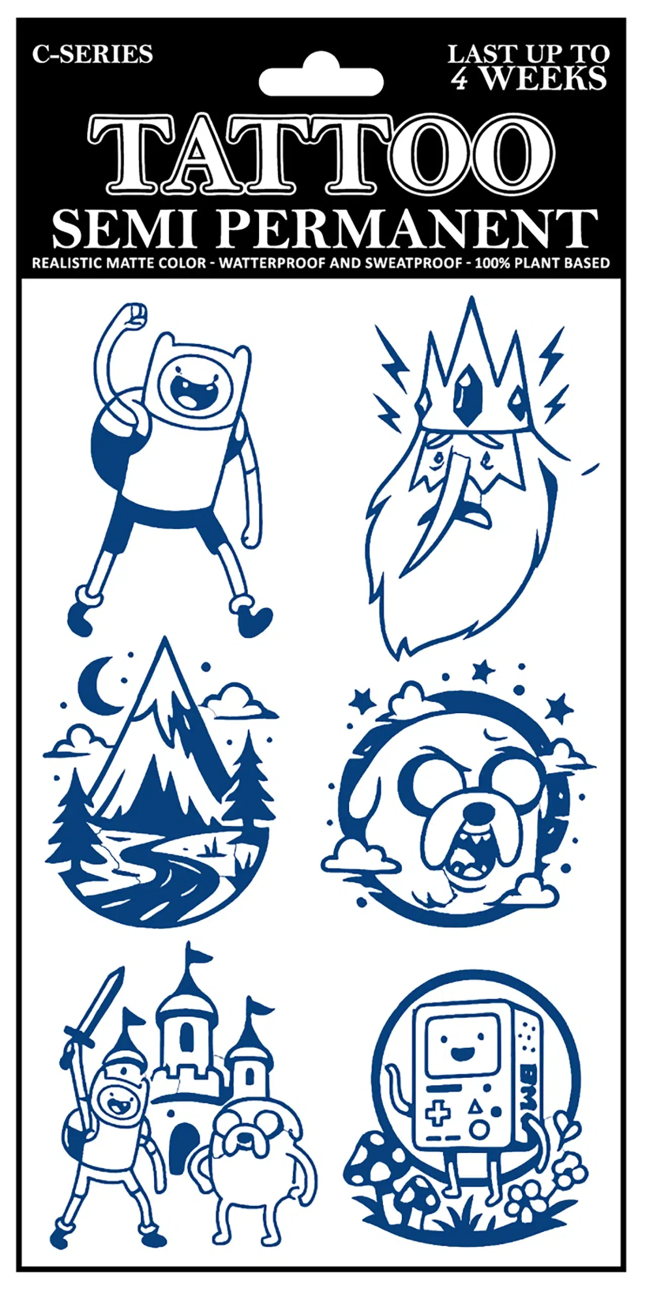 C-030 Semi Permanent Tattoo 4.25″x7″