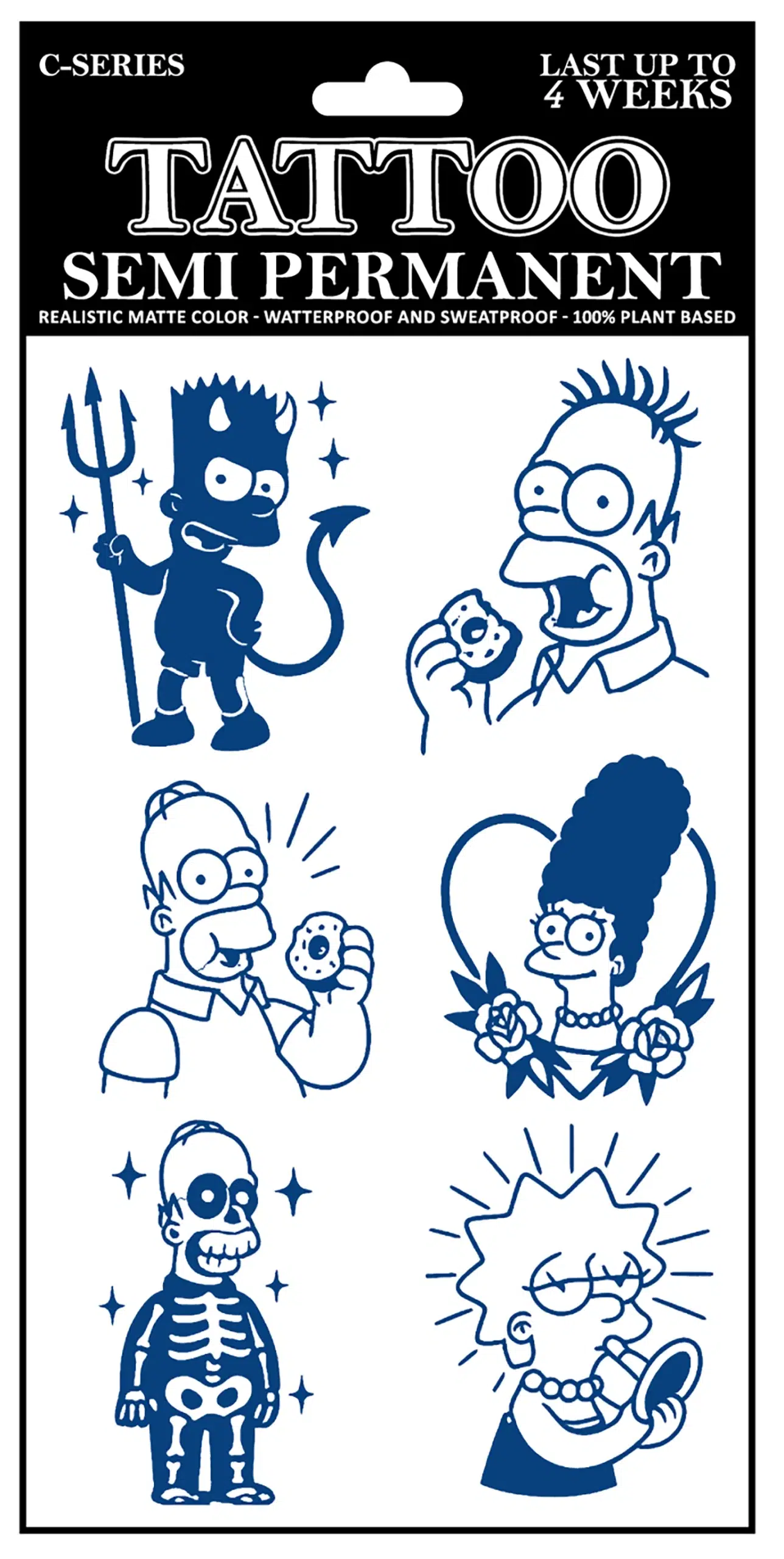 C-031 Semi Permanent Tattoo 4.25″x7″