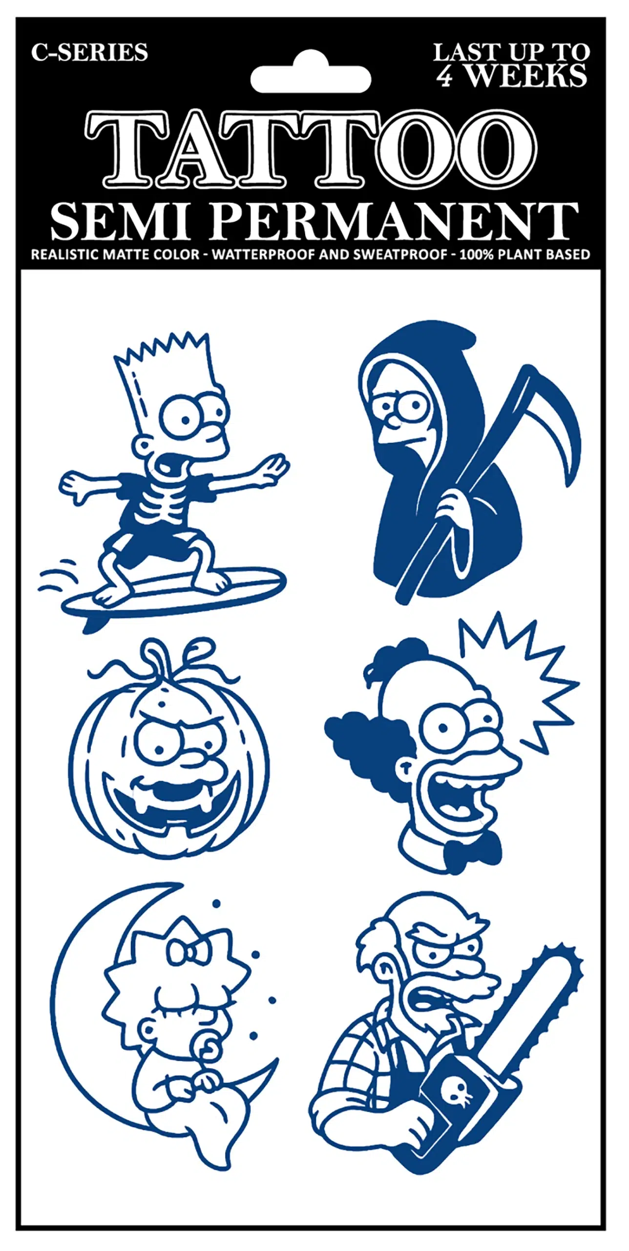 C-032 Semi Permanent Tattoo 4.25″x7″