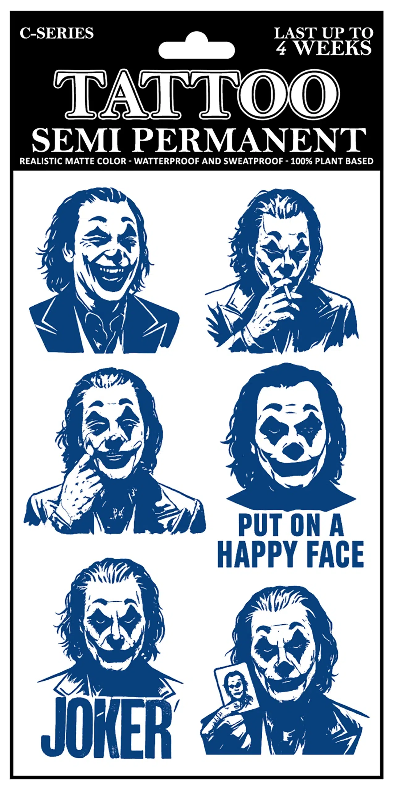 C-036 Semi Permanent Tattoo 4.25″x7″