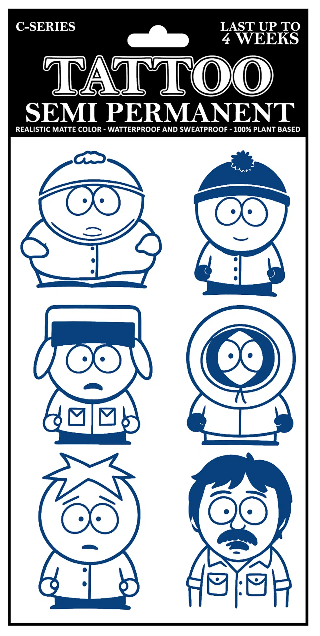 C-037 Semi Permanent Tattoo 4.25″x7″