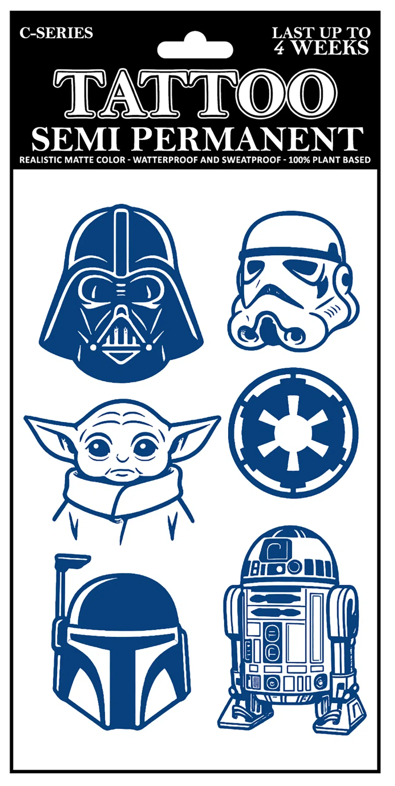 C-040 Semi Permanent Tattoo 4.25″x7″