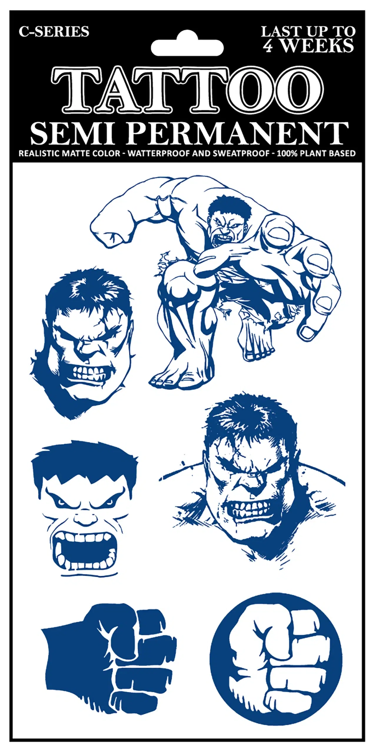 C-047 Semi Permanent Tattoo 4.25″x7″