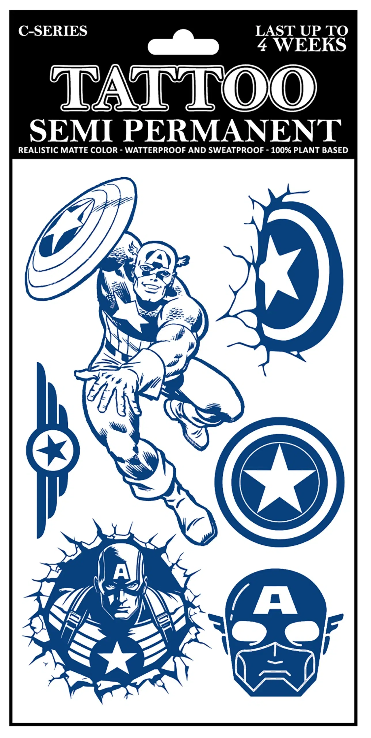 C-048 Semi Permanent Tattoo 4.25″x7″