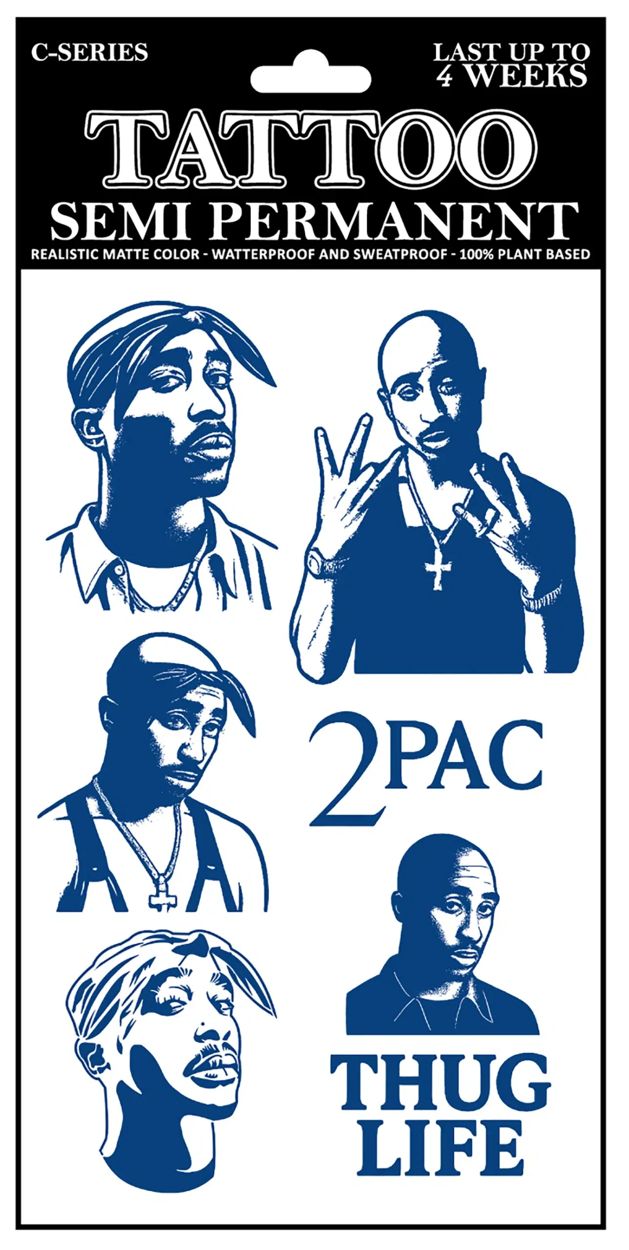 C-063 Semi Permanent Tattoo 4.25″x7″