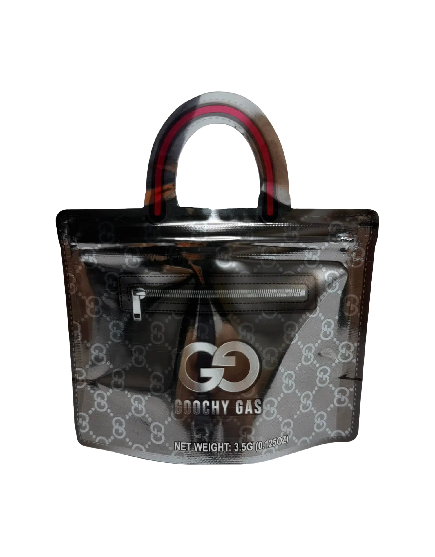 3.5g Handbag Shaped Mylar Bag (50 Count) Goochy Gas Brown – HBMB-35-022
