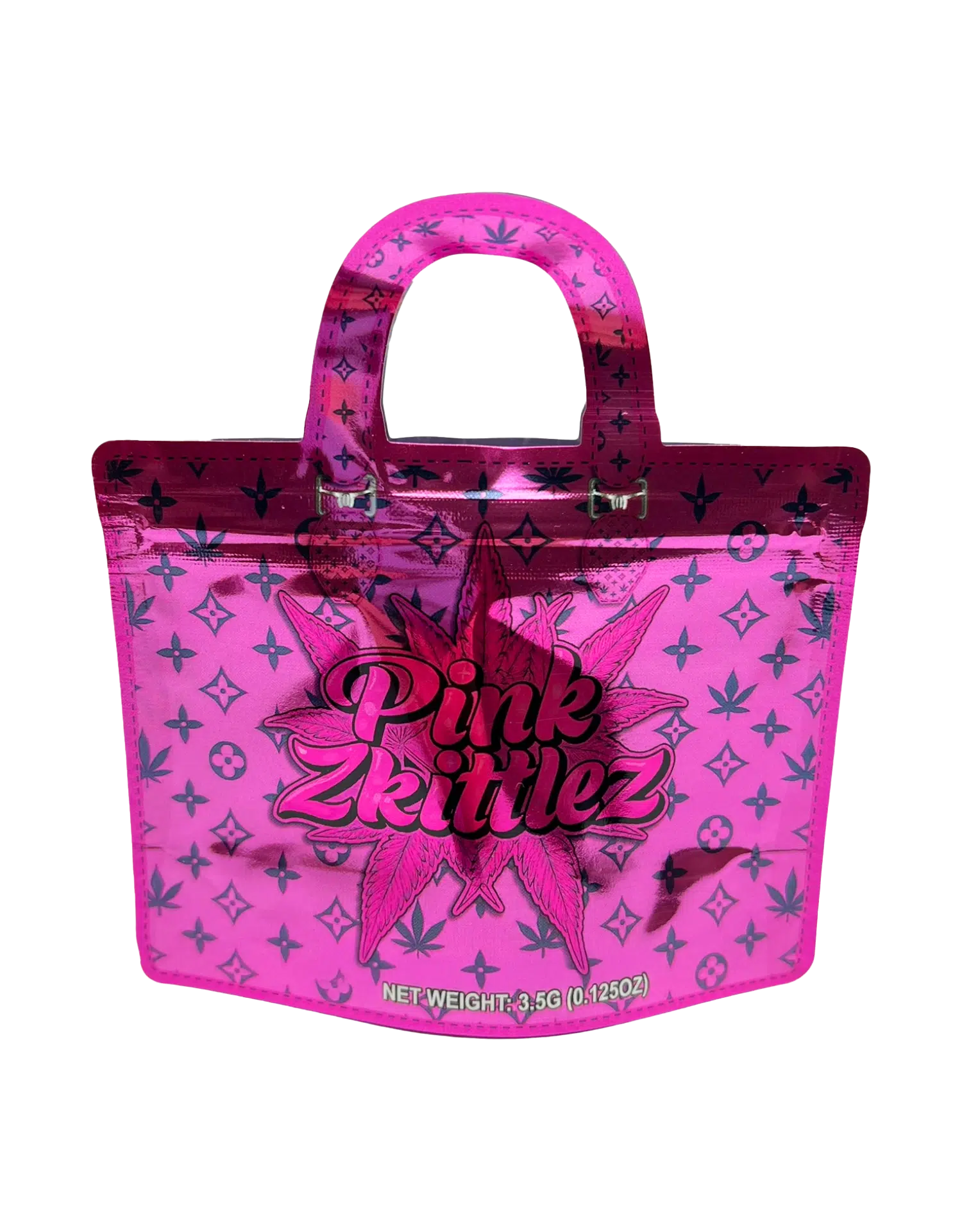 3.5g Handbag Shaped Mylar Bag (50 Count) Pink Zkittlez – HBMB-35-035