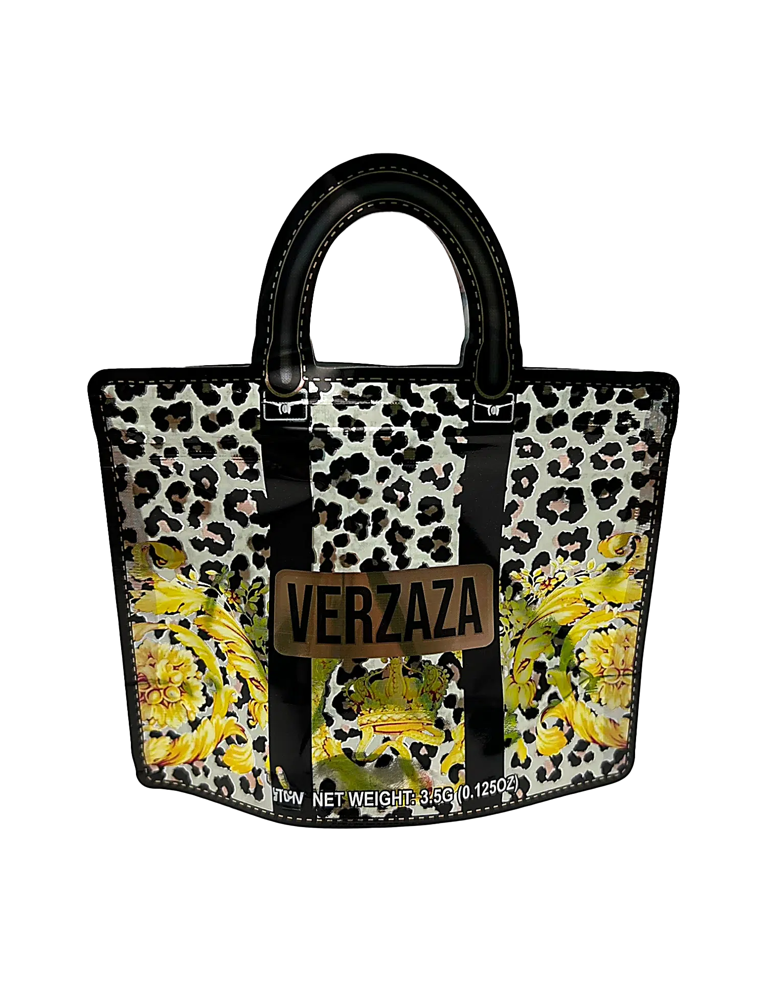 3.5g Handbag Shaped Mylar Bag (50 Count) Verzaza Wild – HBMB-35-046