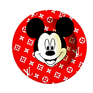 ASH026 Tin Ashtray 5.5″x5.5″ Mickey Mouse