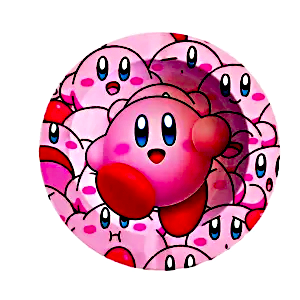 ASH039 Tin Ashtray 5.5″x5.5″ Kirby Star