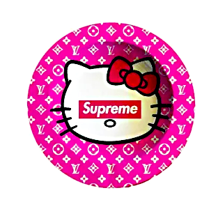 ASH040 Tin Ashtray 5.5″x5.5″ Supreme Hello Kitty