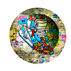 ASH053 Tin Ashtray 5.5″x5.5″ 85 Jordan Air