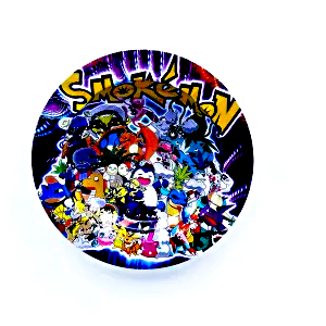 ASH065 Tin Ashtray 5.5″x5.5″ Smokemon